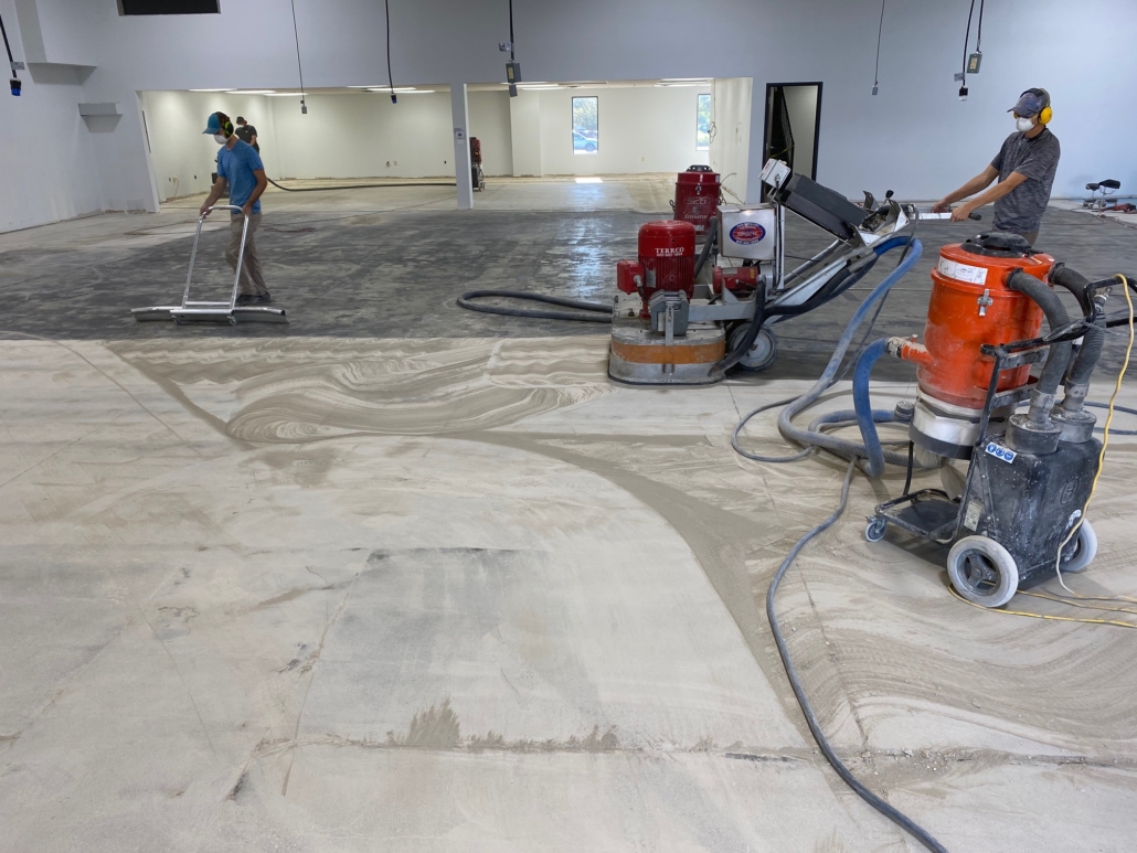 ABS Louisville Concrete Grinding, Glue Removal, Epoxy